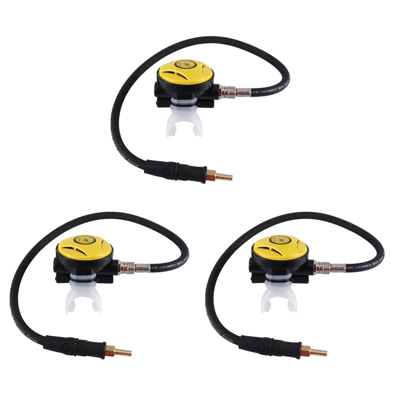 B72A 3X Scuba Diving Diver Regulator Diving Snorkel Tube Snorkeling Equipment Pressure Reducer 2Nd Dive Regulator-Yellow
B72A 3X Scuba Diving Diver Regulator Diving Snorkel Tube Snorkeling Equipment Pressure Reducer 2Nd Dive Regulator-Yellow