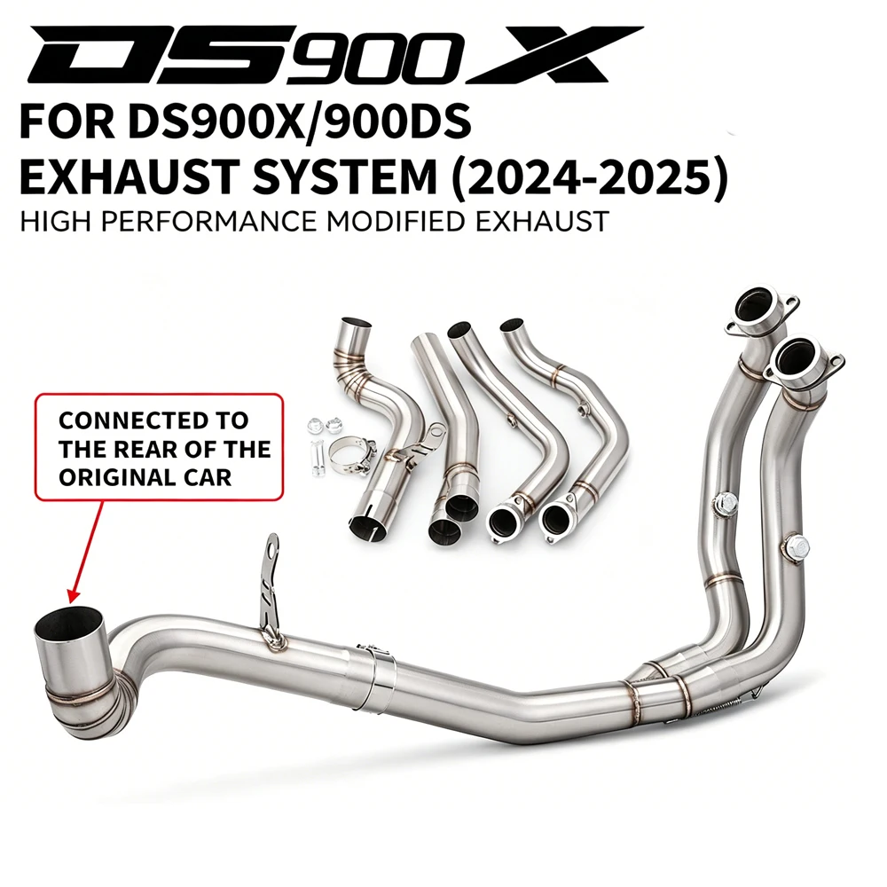 Motorcycle Exhaust Escape Front Mid Connecting Link Pipe Muffler For DS900X DS900 X VOGE 900DS 900 DS 2024 2025
Motorcycle Exhaust Escape Front Mid Connecting Link Pipe Muffler For DS900X DS900 X VOGE 900DS 900 DS 2024 2025