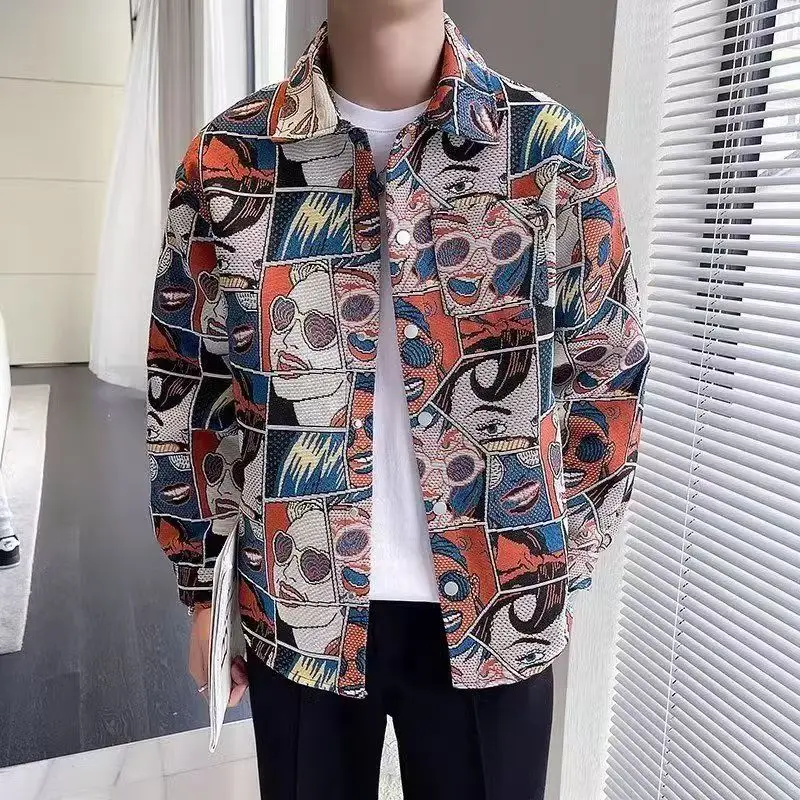 2025 spring new style coat men's fashion print Jackets men Outerwear printing casual Coats autumn mens Jacket male size M-3XL
2025 spring new style coat men's fashion print Jackets men Outerwear printing casual Coats autumn mens Jacket male size M-3XL