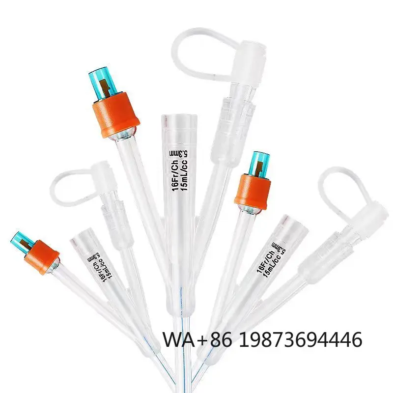 Disposable Latex/Silicone Double Lumen Foley Catheter, Lubricath for Male Urinary Care
Disposable Latex/Silicone Double Lumen Foley Catheter, Lubricath for Male Urinary Care