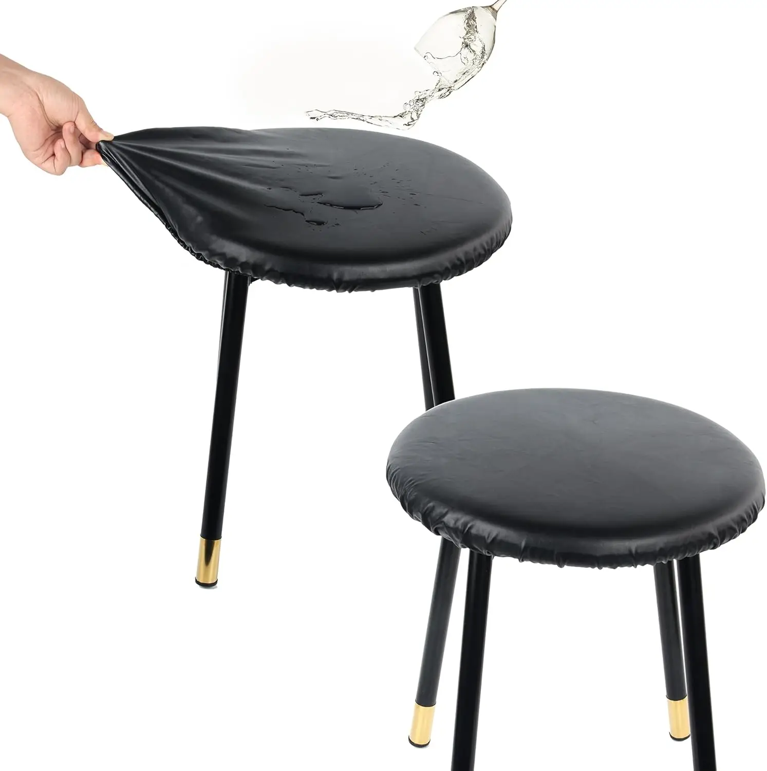 Round Stool Covers, Stretch Waterproof 15""-20"" Bar Stool Seat Cover Round Chair Covers Bla 2 Pack
Round Stool Covers, Stretch Waterproof 15""-20"" Bar Stool Seat Cover Round Chair Covers Bla 2 Pack