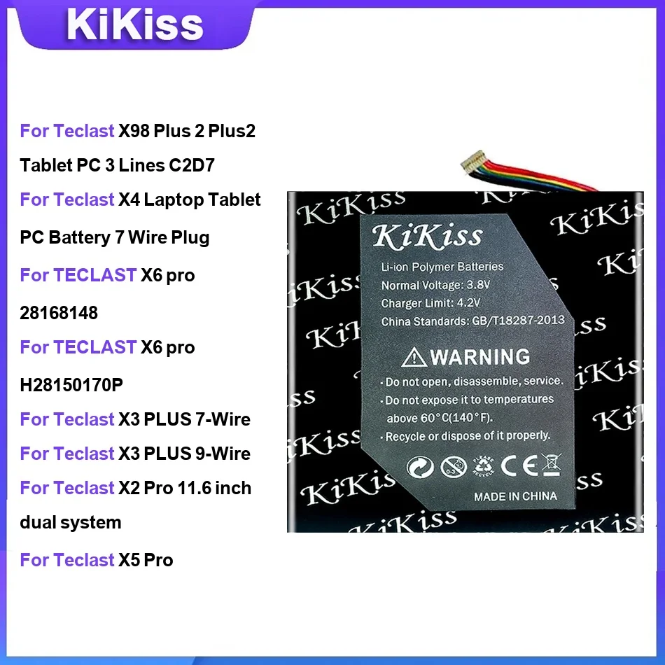 Battery For Teclast X98 Plus 2 X4 Laptop X6 pro H28150170P X3 PLUS 7-Wire/9-Wire X2 Pro 11.6 inch dual system X5/X3/X1Pro
Battery For Teclast X98 Plus 2 X4 Laptop X6 pro H28150170P X3 PLUS 7-Wire/9-Wire X2 Pro 11.6 inch dual system X5/X3/X1Pro