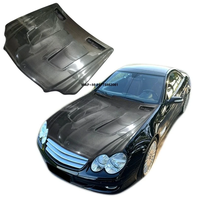 Car Modification Parts for R230 Earlier SL63 Carbon Fiber Engine Cover for 2001-2008 SL300 SL55 Front Hood Bonnet
Car Modification Parts for R230 Earlier SL63 Carbon Fiber Engine Cover for 2001-2008 SL300 SL55 Front Hood Bonnet