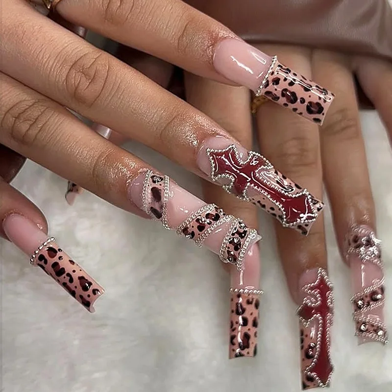 Ins European and American Hand-worn Nail Pads Long Fake Nails Nail Patches Nail Art Products Press on Nails
Ins European and American Hand-worn Nail Pads Long Fake Nails Nail Patches Nail Art Products Press on Nails