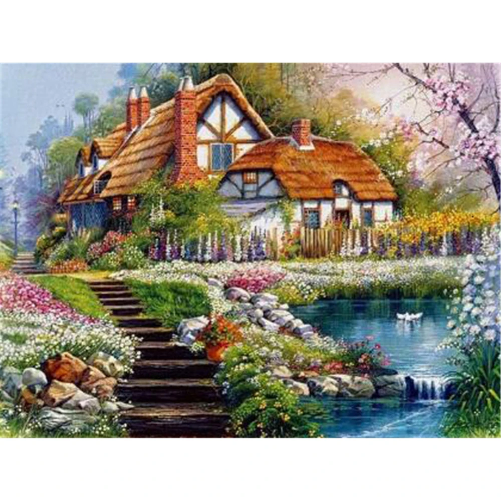 Scenery Landscape Pre-Printed 11CT Cross-Stitch Embroidery Full Kit DMC Threads Hobby Craft Knitting Painting Promotions
Scenery Landscape Pre-Printed 11CT Cross-Stitch Embroidery Full Kit DMC Threads Hobby Craft Knitting Painting Promotions