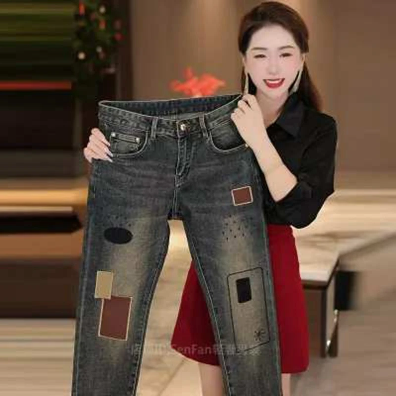 Vintage Washed Slim Straight Jeans Men Ripped Distressed Heavy Denim Patched Pants Stretch Trendy Streetwear Trousers Male
Vintage Washed Slim Straight Jeans Men Ripped Distressed Heavy Denim Patched Pants Stretch Trendy Streetwear Trousers Male