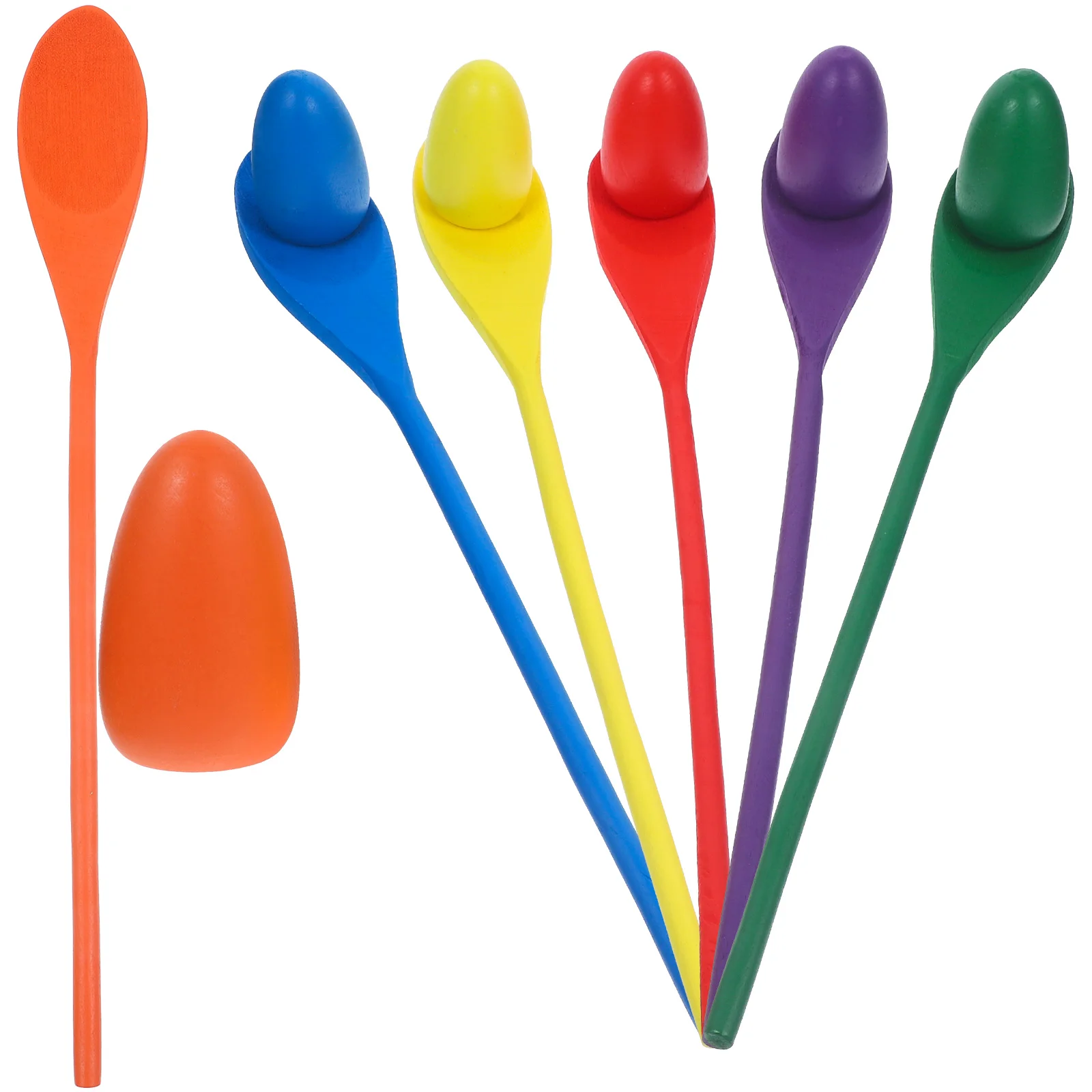 6 Pcs Wooden Eggs Spoon Game Lightweight Kids Training Tool Toy Set Relay Race Balancing Outdoor Playing Toy Wood
6 Pcs Wooden Eggs Spoon Game Lightweight Kids Training Tool Toy Set Relay Race Balancing Outdoor Playing Toy Wood