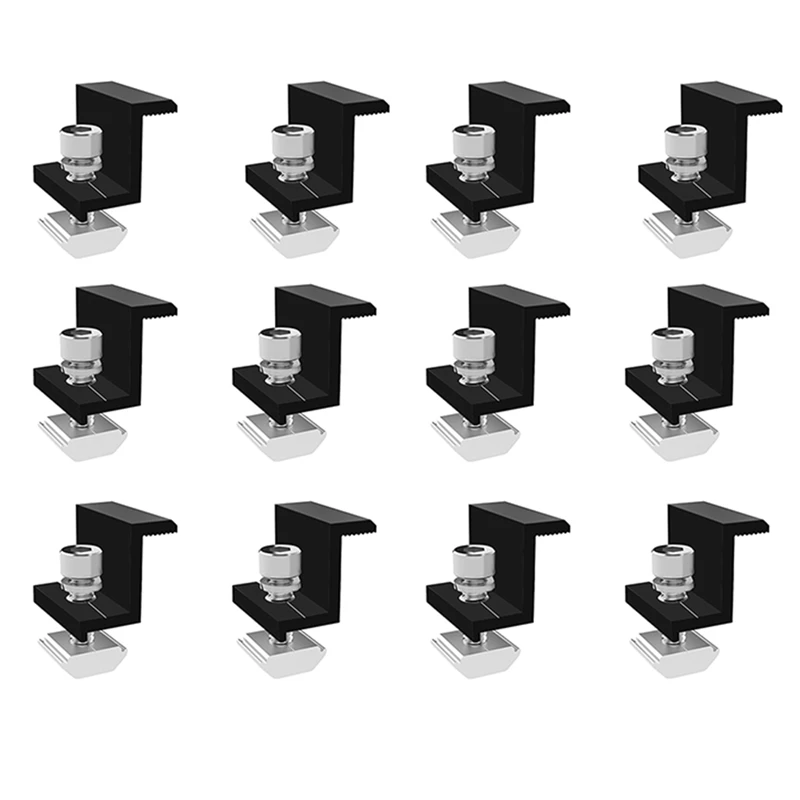 A81M New 12 Pack Solar Module Holder End Clamp, End Clamp For Mounting Solar Panel, Side Clamp For PV Solar Module Fixings
A81M New 12 Pack Solar Module Holder End Clamp, End Clamp For Mounting Solar Panel, Side Clamp For PV Solar Module Fixings