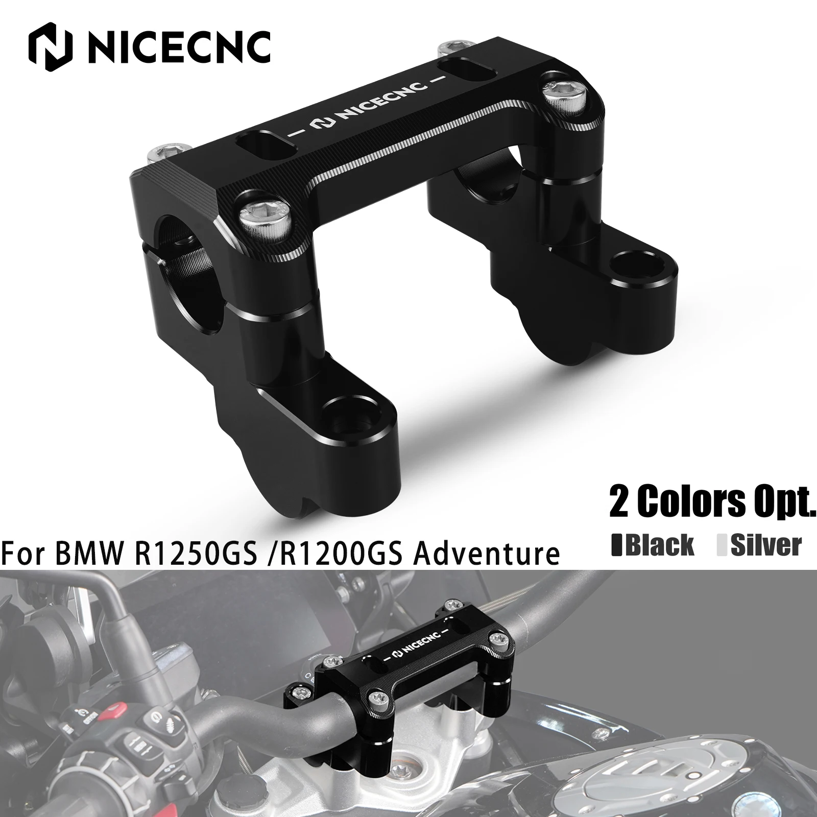 For BMW R1250GS R1200GS GSA Handlebar Riser 45MM R 1250 GS R1250GS Adventure 2019-2023 R 1200 GS R1200GS Adventure 2014-2018
For BMW R1250GS R1200GS GSA Handlebar Riser 45MM R 1250 GS R1250GS Adventure 2019-2023 R 1200 GS R1200GS Adventure 2014-2018