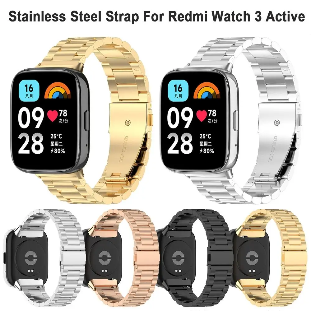 Новый Сменный ремешок из нержавеющей стали для Redmi Watch 3, активный металлический ремешок для наручных часов, браслет для Redmi, аксессуары для умных часов
Новый Сменный ремешок из нержавеющей стали для Redmi Watch 3, активный металлический ремешок для наручных часов, браслет для Redmi, аксессуары для умных часов