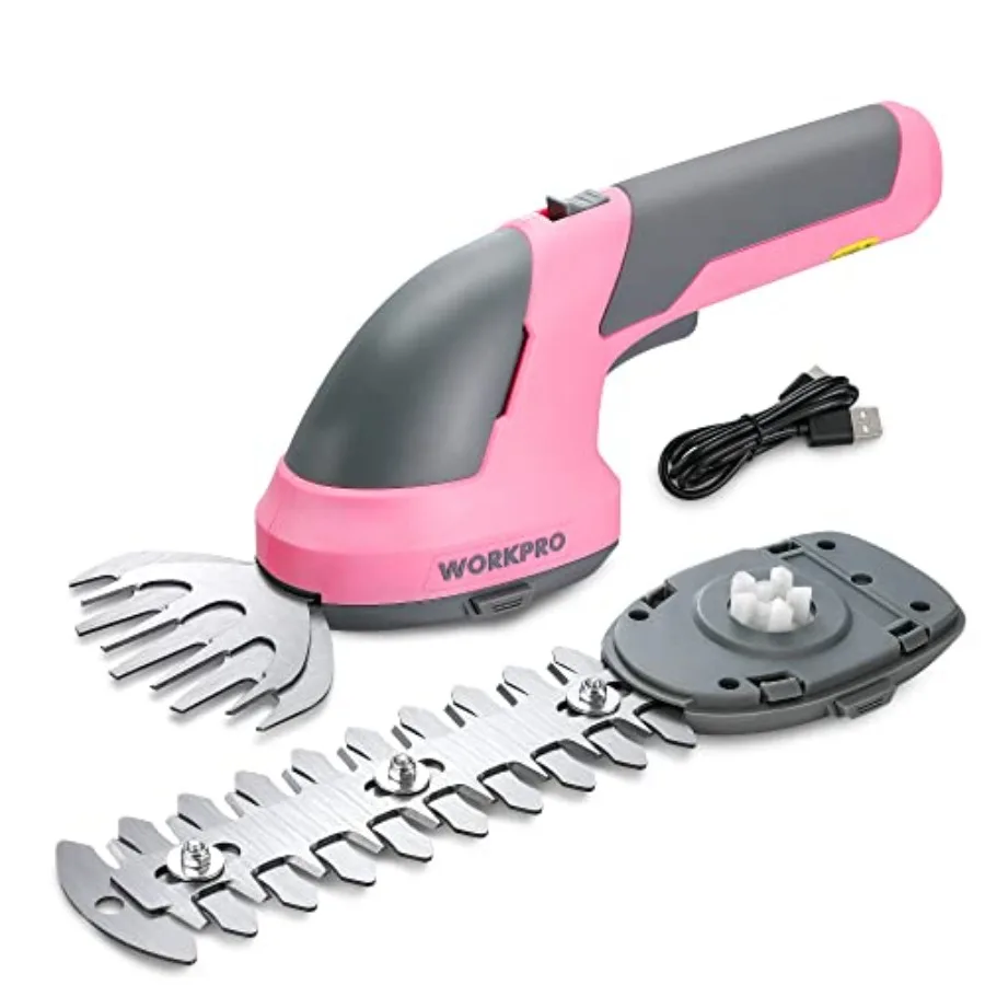 Cordless Grass Shear and Shrubbery Trimmer - 2 in 1 Handheld Hedge Trimmer 7.2V Electric Grass Trimmer Hedge Shears/Grass Cutte
Cordless Grass Shear and Shrubbery Trimmer - 2 in 1 Handheld Hedge Trimmer 7.2V Electric Grass Trimmer Hedge Shears/Grass Cutte