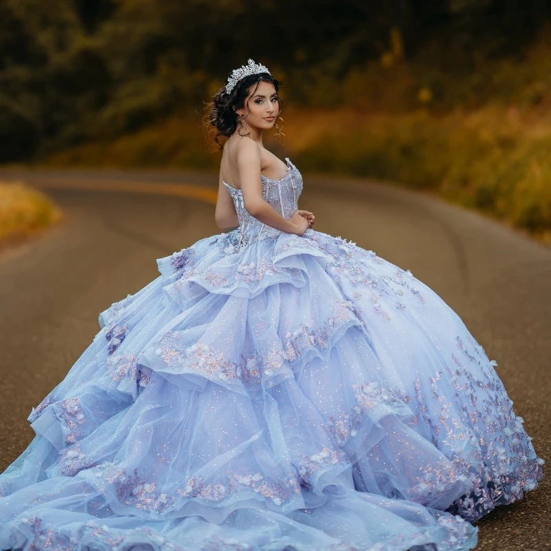 Сексуальное блестящее платье Quinceanera с открытыми плечами 2024, кружевное бальное платье из тюля с аппликацией и бусинами для дня рождения, милое праздничное платье 16, Vestidos De 15
Сексуальное блестящее платье Quinceanera с открытыми плечами 2024, кружевное бальное платье из тюля с аппликацией и бусинами для дня рождения, милое праздничное платье 16, Vestidos De 15