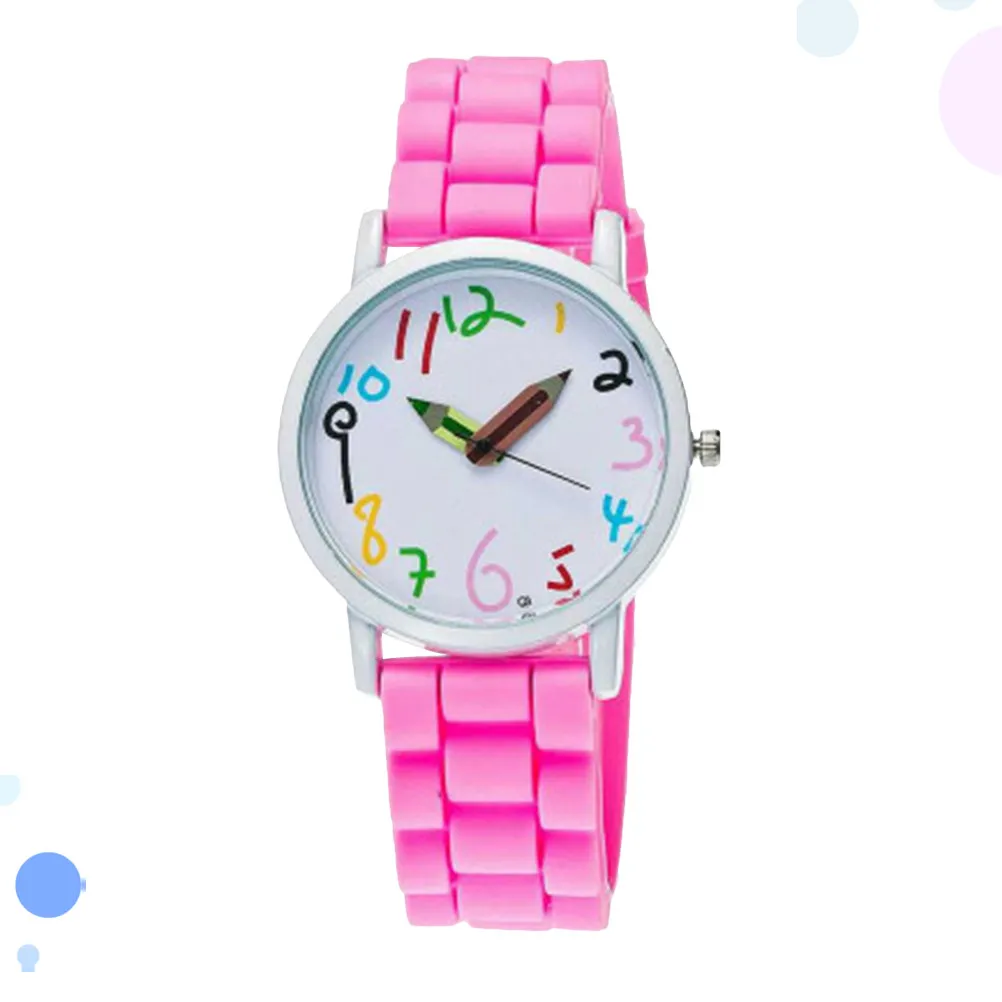 1Pcs Kids Quartz Watch Adorable Pencil Design Time Learning Watch Comfortable Strap for Children Pink Fashion Accessory
1Pcs Kids Quartz Watch Adorable Pencil Design Time Learning Watch Comfortable Strap for Children Pink Fashion Accessory