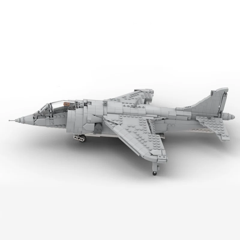 AV-8S Military Fighter Jets Model MOC Building Bricks War Equipment Modular Technology Gifts Holiday Assemble Children Toys Suit
AV-8S Military Fighter Jets Model MOC Building Bricks War Equipment Modular Technology Gifts Holiday Assemble Children Toys Suit