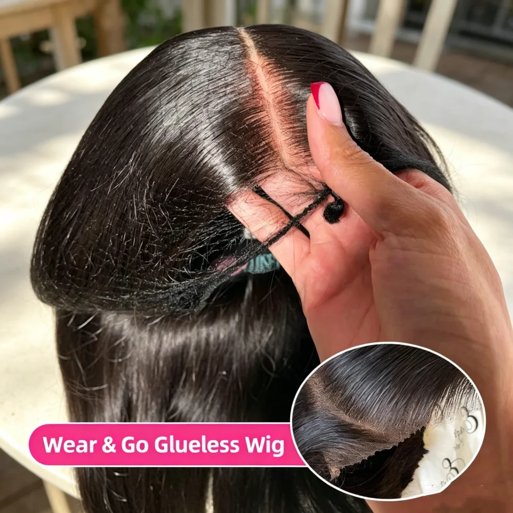Wear And Go 5x5 Straight Glueless Wig Human Hair Hd Brazilian Pre Plucked Glueless Wigs For Women Natural Black 13x4 13x6 Transparent Lace Front Wig
Wear And Go 5x5 Straight Glueless Wig Human Hair Hd Brazilian Pre Plucked Glueless Wigs For Women Natural Black 13x4 13x6 Transparent Lace Front Wig
