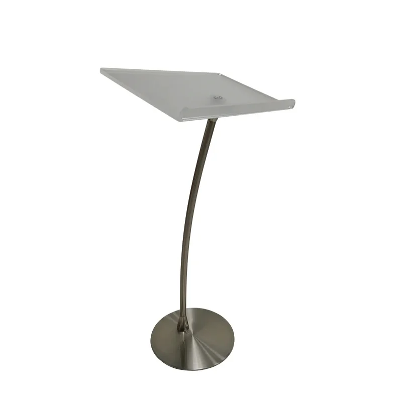 custom.Detachable Polished Glass Floor Standing Light Weight Church Podium Lectern with Metal Shelf and Modern Design
custom.Detachable Polished Glass Floor Standing Light Weight Church Podium Lectern with Metal Shelf and Modern Design