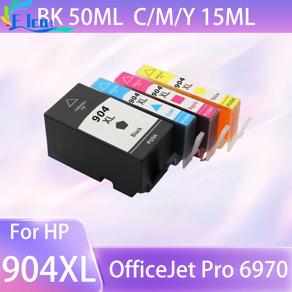 Совместимый картридж 904 904XL для HP 904XL, чернильный картридж для hp904 904XL для принтера HP OfficeJet Pro 6970, универсальный в одном
Совместимый картридж 904 904XL для HP 904XL, чернильный картридж для hp904 904XL для принтера HP OfficeJet Pro 6970, универсальный в одном