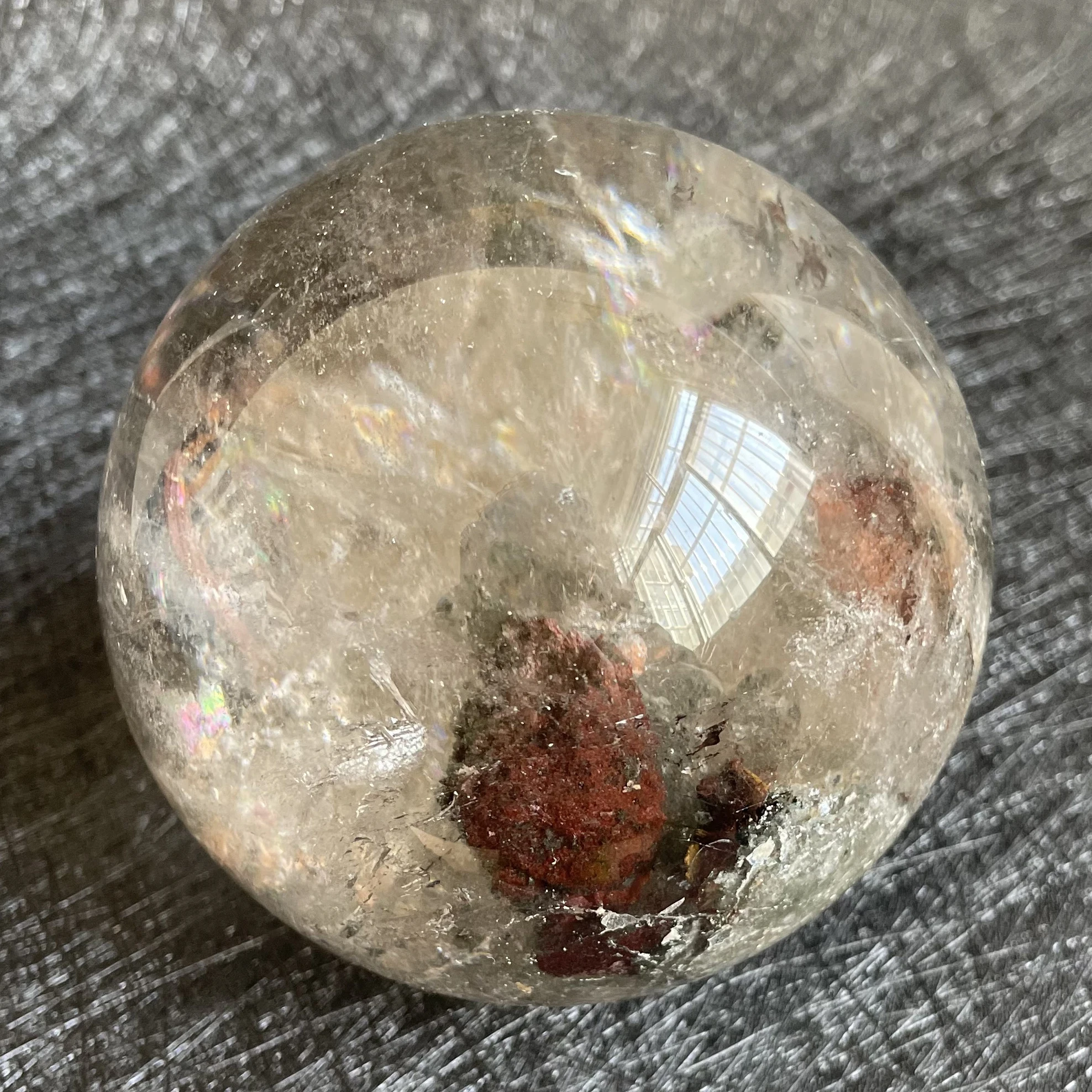 895g Natural Green Phantom Sphere Decoration Polished Garden Quartz Crystal Ball Reiki Healing
895g Natural Green Phantom Sphere Decoration Polished Garden Quartz Crystal Ball Reiki Healing