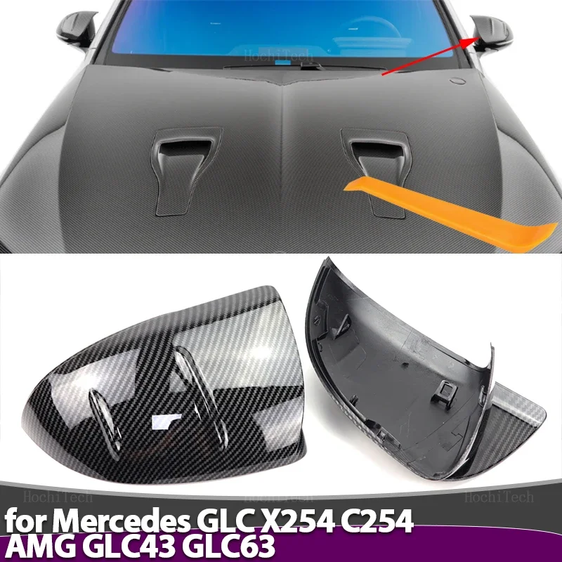 Carbon Fiber Car Door Wing Side Mirror Cover Caps Shell Case for Mercedes-Benz GLC X254 C254 300 350 GLC43 GLC63 43 63 2023-2025
Carbon Fiber Car Door Wing Side Mirror Cover Caps Shell Case for Mercedes-Benz GLC X254 C254 300 350 GLC43 GLC63 43 63 2023-2025