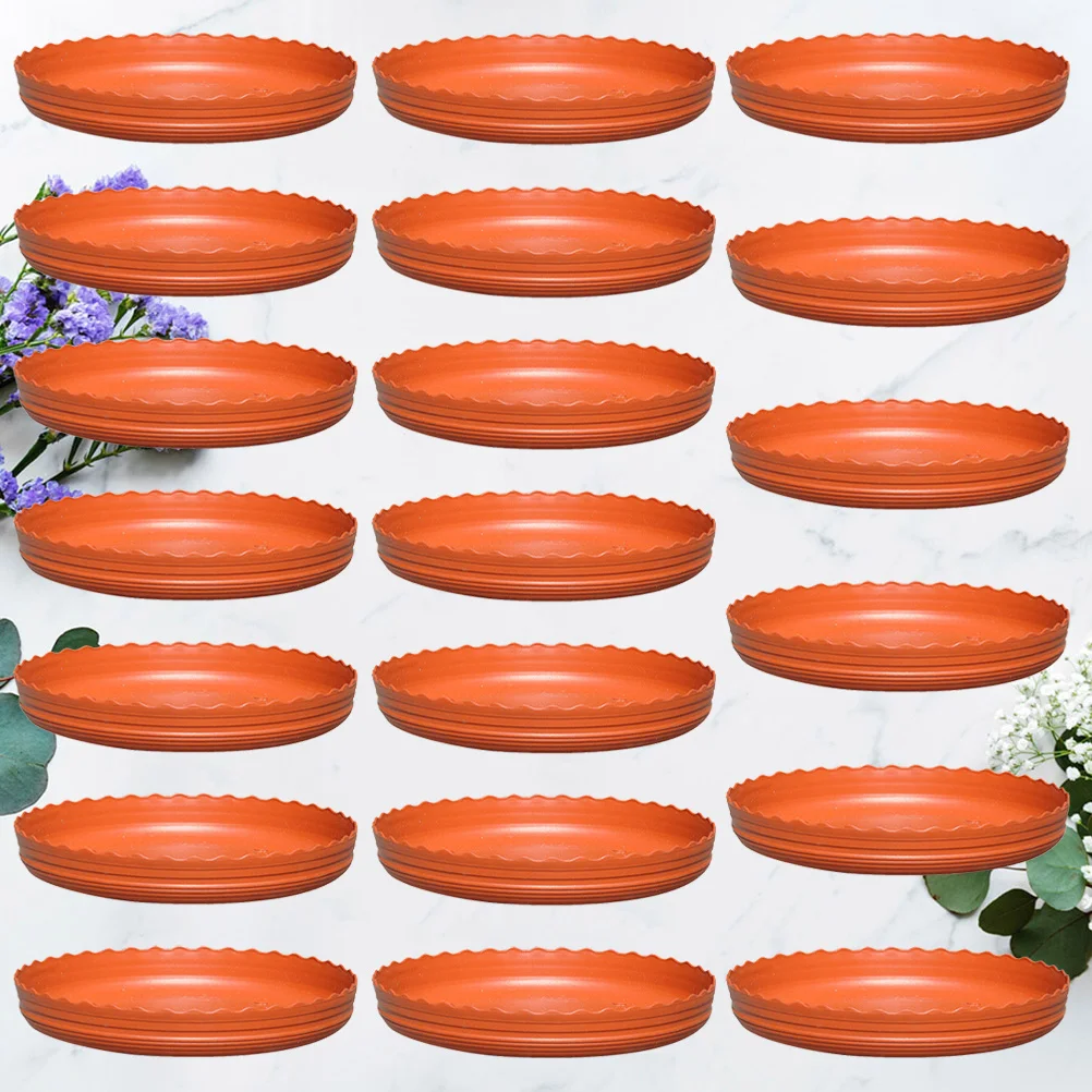 20pcs Round Plant Resin 1 Gallon Flat Bottom Non-Slip Drip Catcher For Bonsai Succulents Flower Chocolate Color Plant Tray
20pcs Round Plant Resin 1 Gallon Flat Bottom Non-Slip Drip Catcher For Bonsai Succulents Flower Chocolate Color Plant Tray