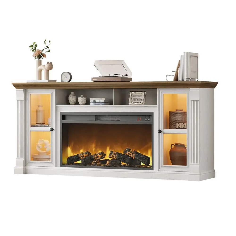 Fireplace TV Stand Up to 80 TVs, 70 Modern Highboy Entertainment Center with 36 Electric Fireplace amp LED Lights, Media Consol
Fireplace TV Stand Up to 80 TVs, 70 Modern Highboy Entertainment Center with 36 Electric Fireplace amp LED Lights, Media Consol