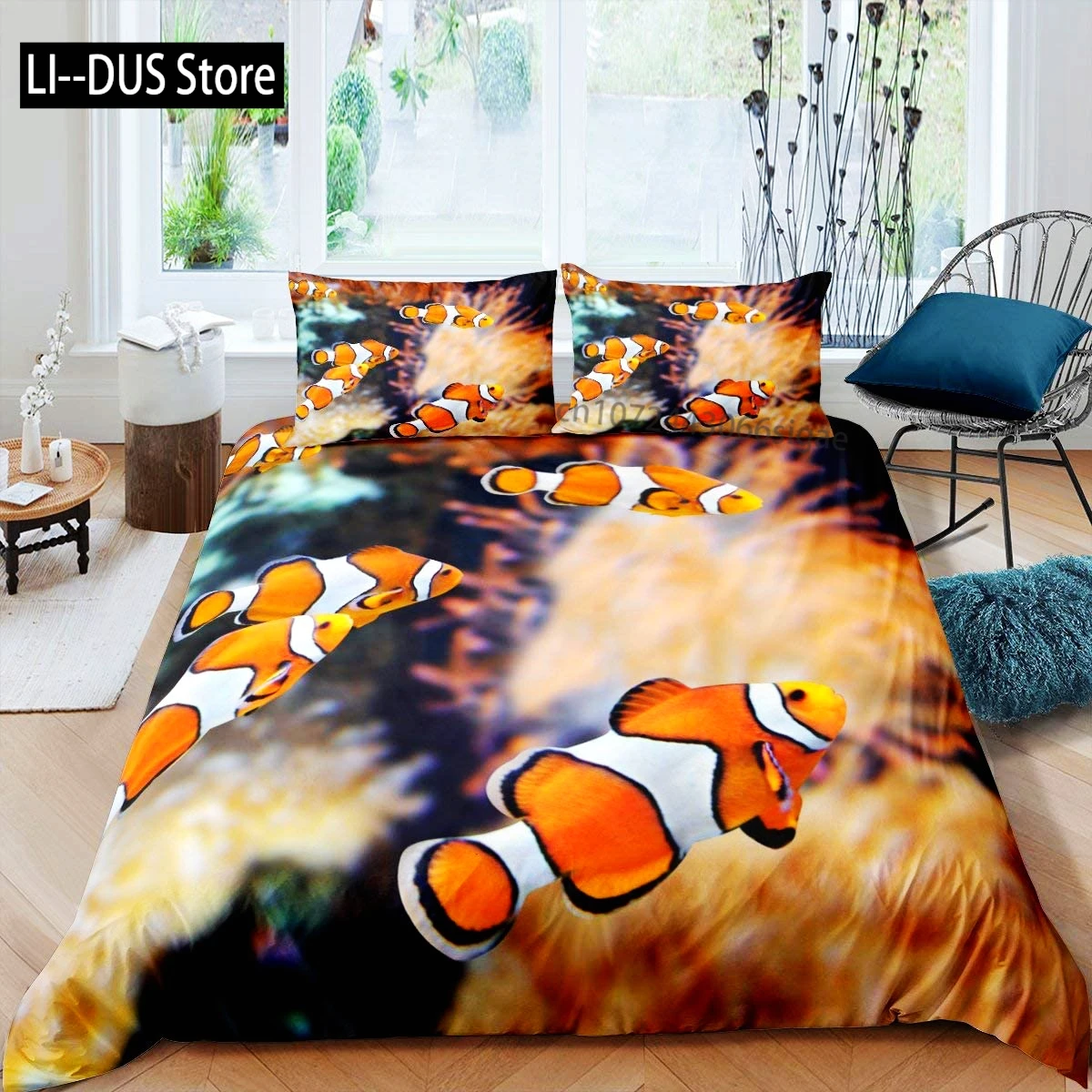 Goldfish Duvet Cover Set Ocean Life Comforter Cover Wave Splash Bedding Set Polyester Abstract Art Single Queen King Quilt Cover
Goldfish Duvet Cover Set Ocean Life Comforter Cover Wave Splash Bedding Set Polyester Abstract Art Single Queen King Quilt Cover