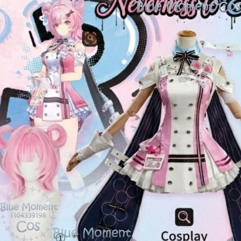 Anime Game Neverness To Everness Cosplay Chiz Kawaii Pink Dress Rabbit Ear Shoes Wig Sweet Lolita Halloween Comic Con Festival
Anime Game Neverness To Everness Cosplay Chiz Kawaii Pink Dress Rabbit Ear Shoes Wig Sweet Lolita Halloween Comic Con Festival