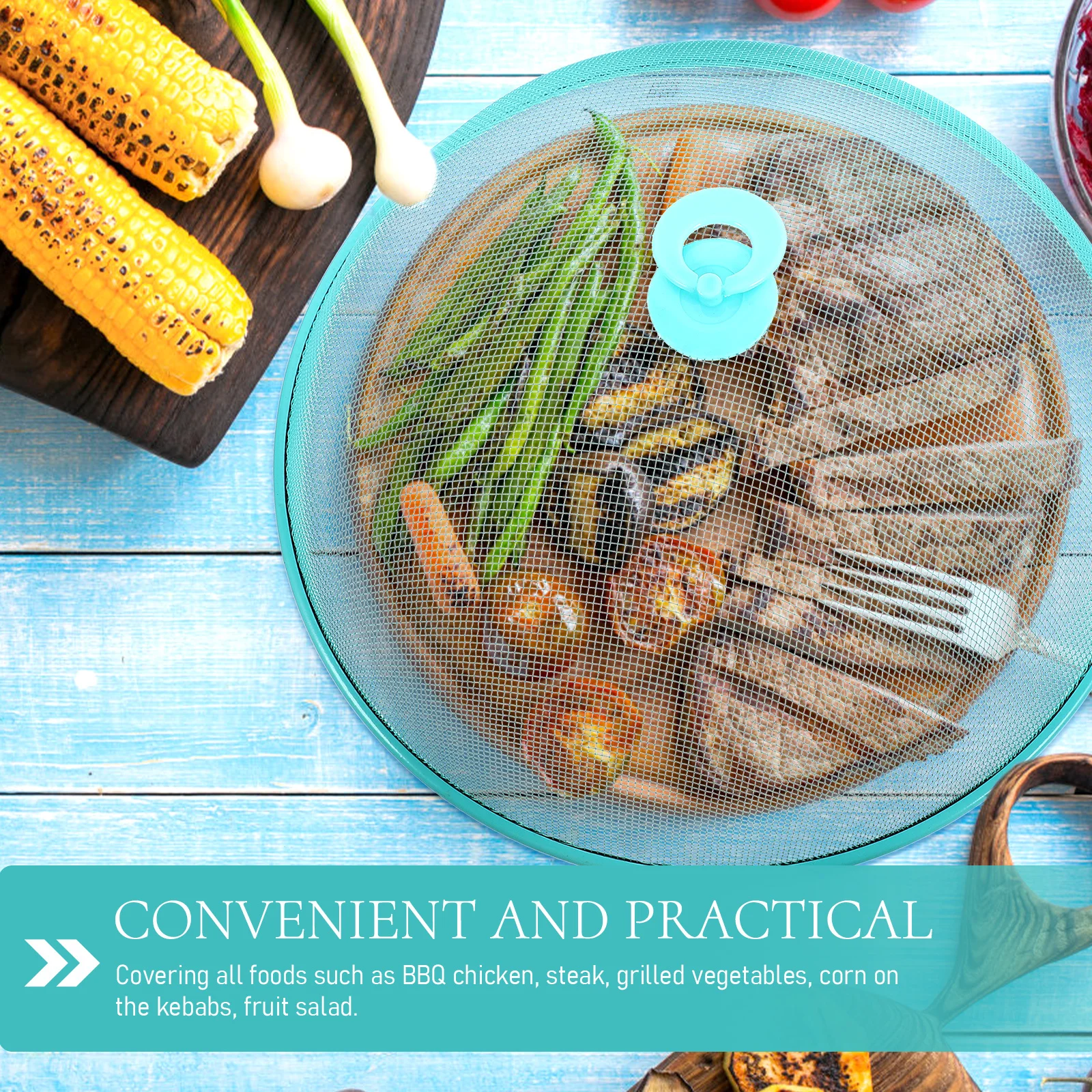 Iron Food Cover Mesh Dome Tent for Outdoor Picnic BBQ Party Camping Kitchen Sturdy Random Color Hooks Included
Iron Food Cover Mesh Dome Tent for Outdoor Picnic BBQ Party Camping Kitchen Sturdy Random Color Hooks Included