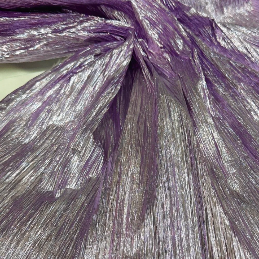 Light Purple Yarn Dyed Bright Line Pleated Fabric Handmade Diy Sewing Graduation Designer Fabrics for Stage Performance Clothing
Light Purple Yarn Dyed Bright Line Pleated Fabric Handmade Diy Sewing Graduation Designer Fabrics for Stage Performance Clothing