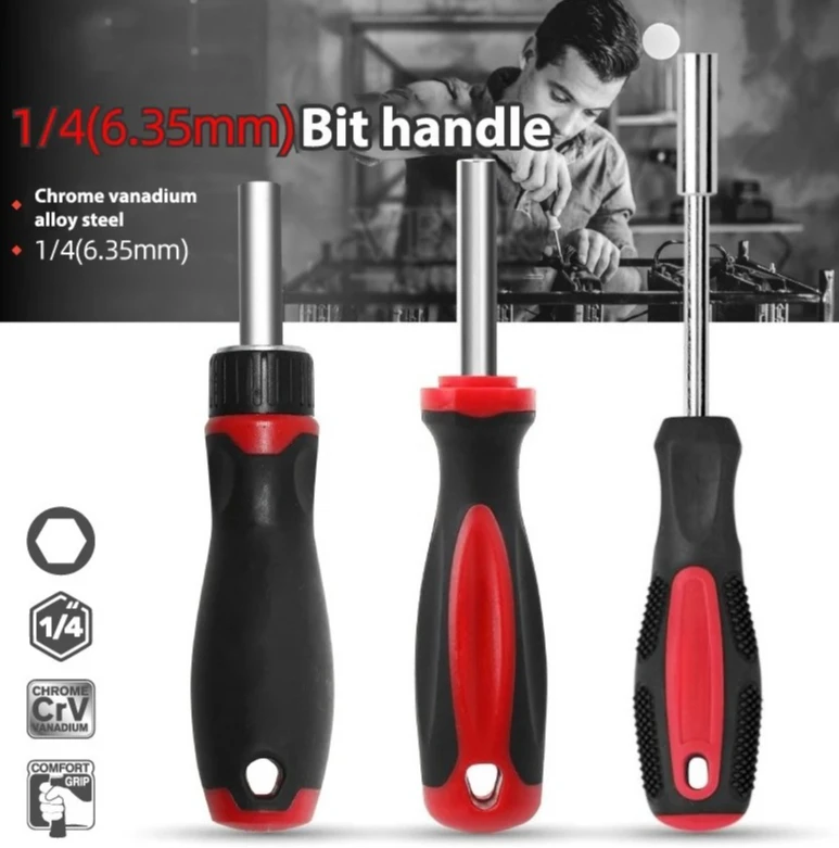 Многофункциональная магнитная отвертка для шлицевых шестигранных бит Torx Phillips 1/4 (6,35 мм), отвертка с храповым механизмом, держатель бит, ручка
Многофункциональная магнитная отвертка для шлицевых шестигранных бит Torx Phillips 1/4 (6,35 мм), отвертка с храповым механизмом, держатель бит, ручка