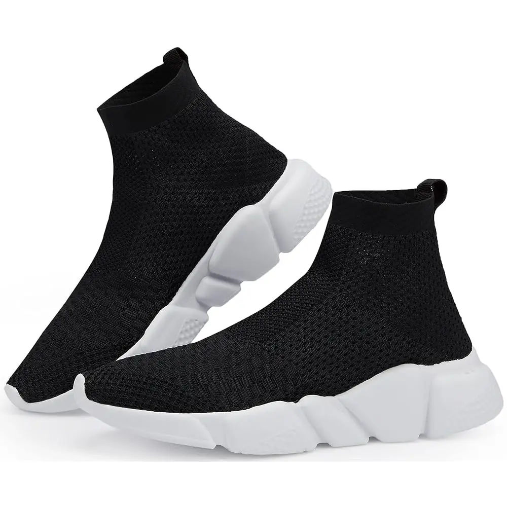 Santiro Walking Shoes for Men Lightweight High Top Sneakers Breathable Knit Athletic Running Shoes Fashion Gym Sports Shoes
Santiro Walking Shoes for Men Lightweight High Top Sneakers Breathable Knit Athletic Running Shoes Fashion Gym Sports Shoes