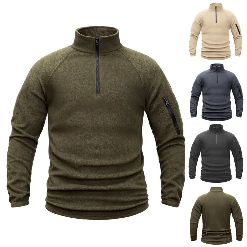 Men's Tactical Fleece Jackets Military Clothes Warm Jackets Zippers Pullover Men Windproof Thermal Hiking Sweatshirt Thick Coats
Men's Tactical Fleece Jackets Military Clothes Warm Jackets Zippers Pullover Men Windproof Thermal Hiking Sweatshirt Thick Coats