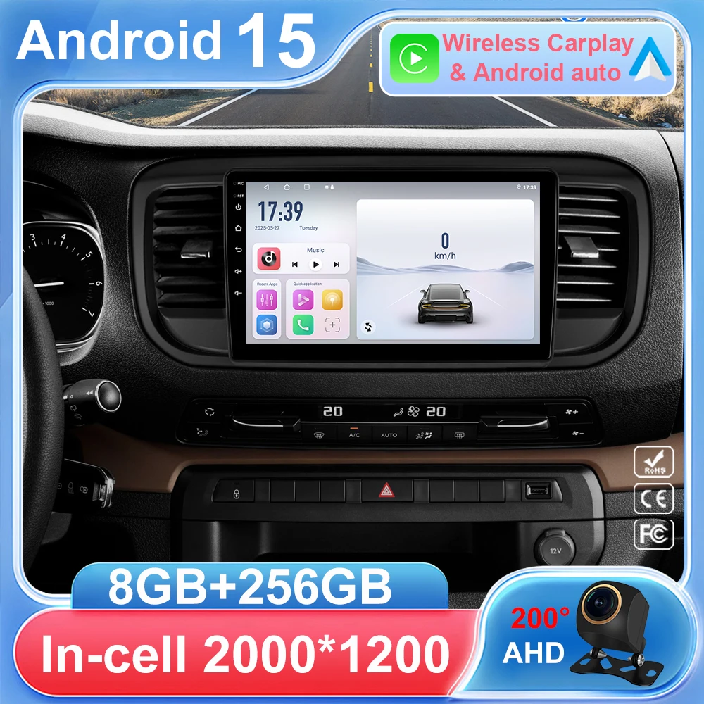 Android 15 For Citroen Jumpy 3 SpaceTourer For Peugeot Expert 3 For Toyota Proace 2016 - 2021 Car AutoRadio Stereo Multimedia
Android 15 For Citroen Jumpy 3 SpaceTourer For Peugeot Expert 3 For Toyota Proace 2016 - 2021 Car AutoRadio Stereo Multimedia