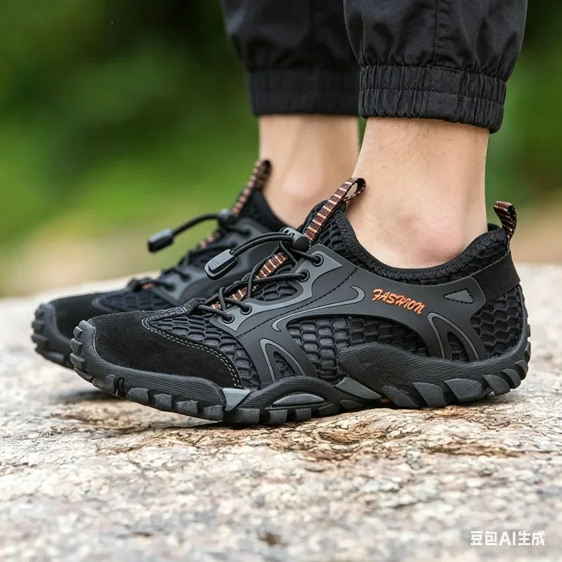 Men's Summer Sports Outdoor Casual Mesh Shoes Breathable Hiking Shoes Soft Bottom Sandals Fashionable And Comfortable
Men's Summer Sports Outdoor Casual Mesh Shoes Breathable Hiking Shoes Soft Bottom Sandals Fashionable And Comfortable