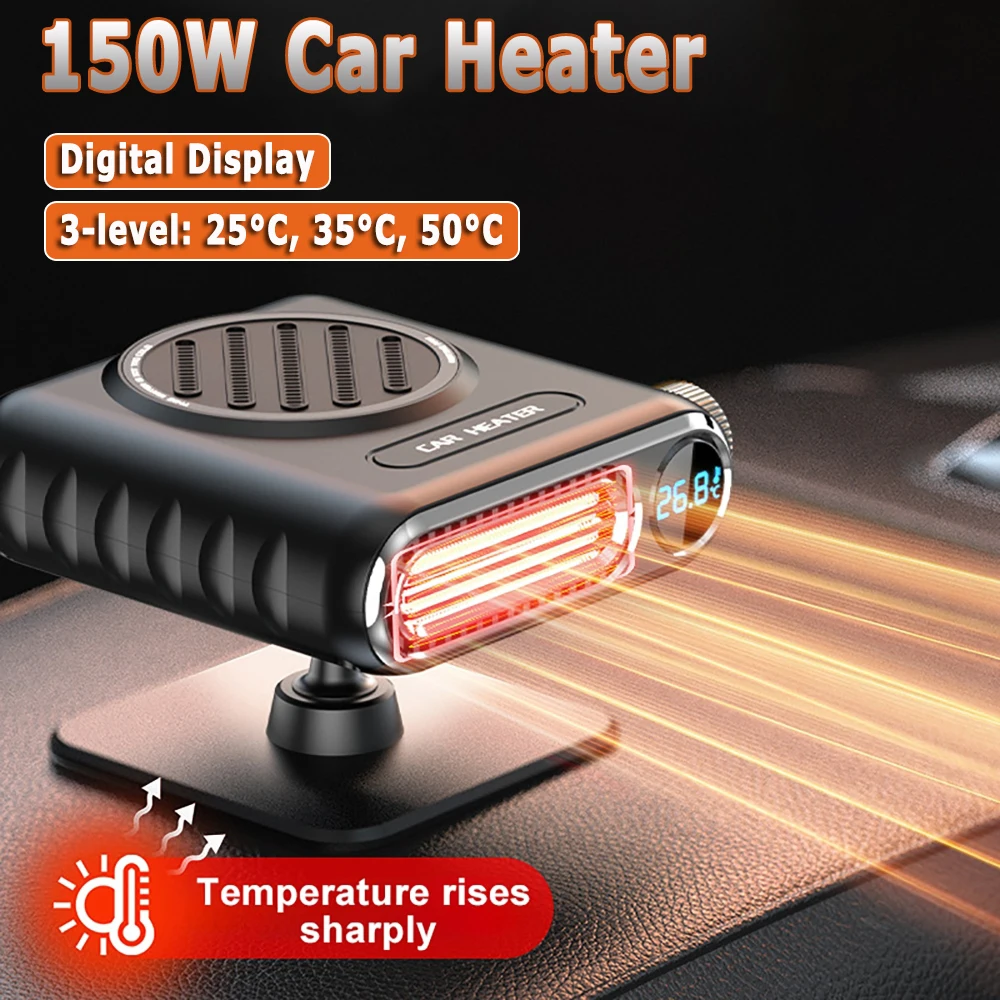 Автомобильный обогреватель 150 Вт, 12 В, цифровой дисплей, обогреватель лобового стекла, обогреватель, 3-уровневая температура, быстрый нагрев, обогреватель воздуха
Автомобильный обогреватель 150 Вт, 12 В, цифровой дисплей, обогреватель лобового стекла, обогреватель, 3-уровневая температура, быстрый нагрев, обогреватель воздуха