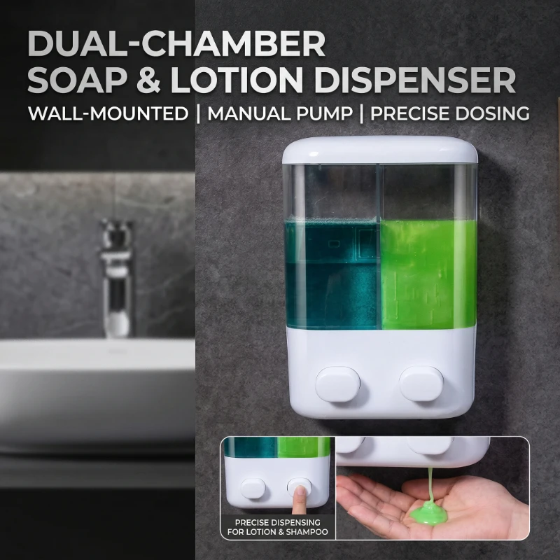 500ML Non Punching Wall Mounted Shampoo Soap Dispenser Manual Press Bathroom Liquid Soap Dispenser Disinfectant Bottle
500ML Non Punching Wall Mounted Shampoo Soap Dispenser Manual Press Bathroom Liquid Soap Dispenser Disinfectant Bottle