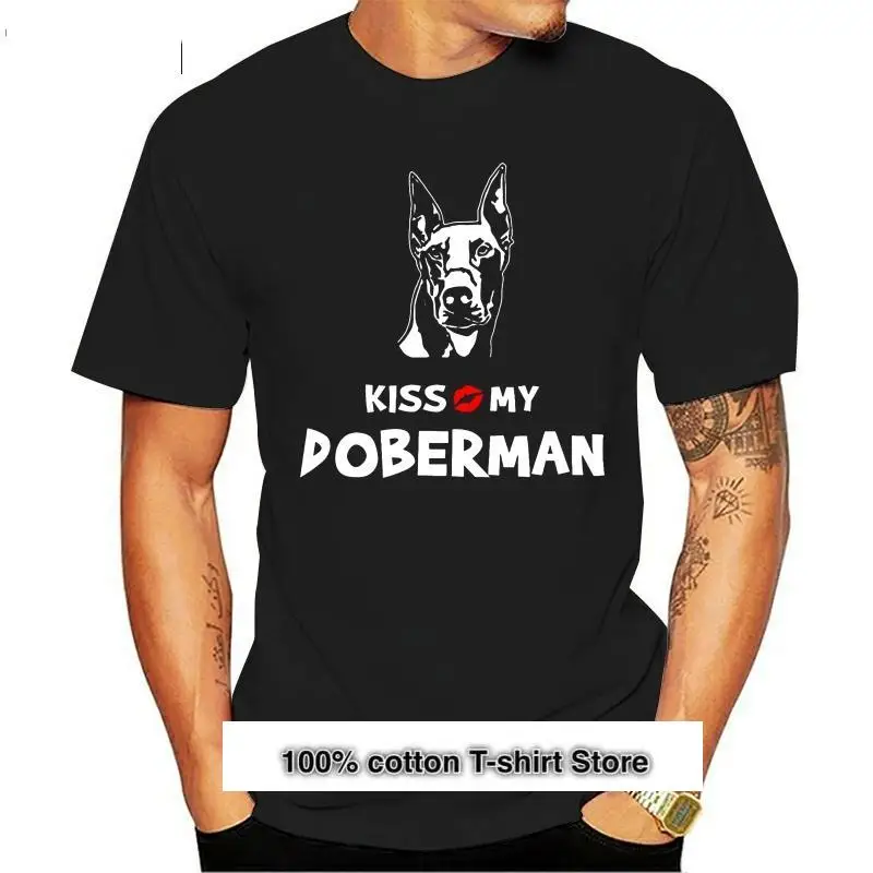 Camiseta de Doberman para hombre, Camisa ajustada de manga corta con cuello redondo estampada, Crazy fashion, novedad de verano 
Camiseta de Doberman para hombre, Camisa ajustada de manga corta con cuello redondo estampada, Crazy fashion, novedad de verano