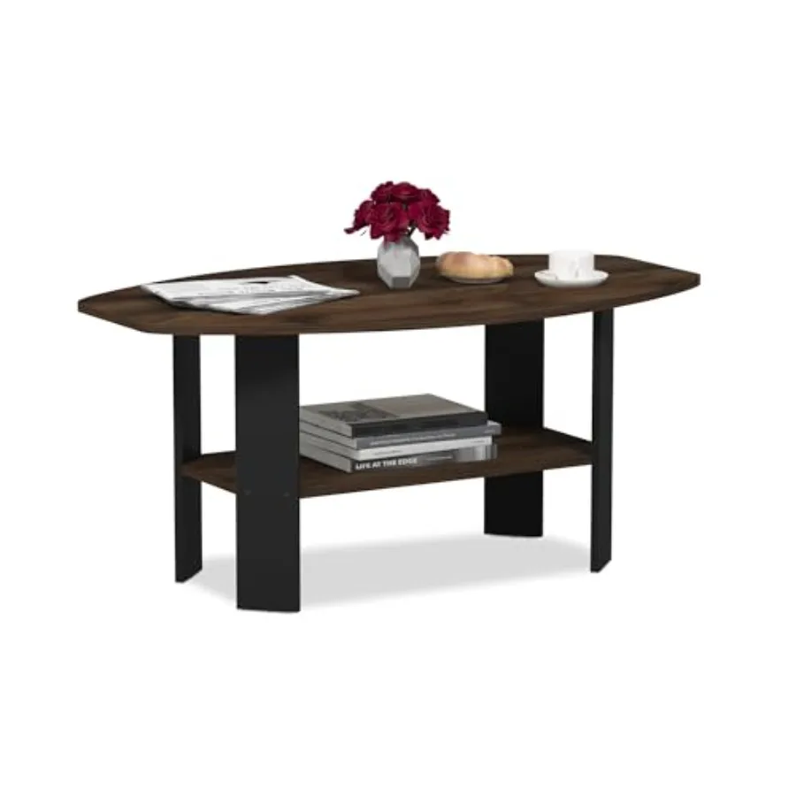 Simple Design Coffee Table Columbia Walnut/Black
Simple Design Coffee Table Columbia Walnut/Black