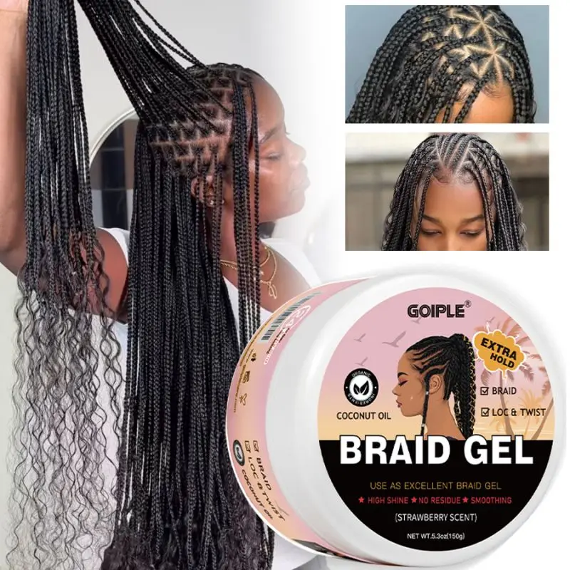 Braid Gel Extreme Hold Curly Cornrows Wax Edge Control Gel Good for Loc n Twist Anti-Frizz Add Hair Shine Braid Styling Products
Braid Gel Extreme Hold Curly Cornrows Wax Edge Control Gel Good for Loc n Twist Anti-Frizz Add Hair Shine Braid Styling Products