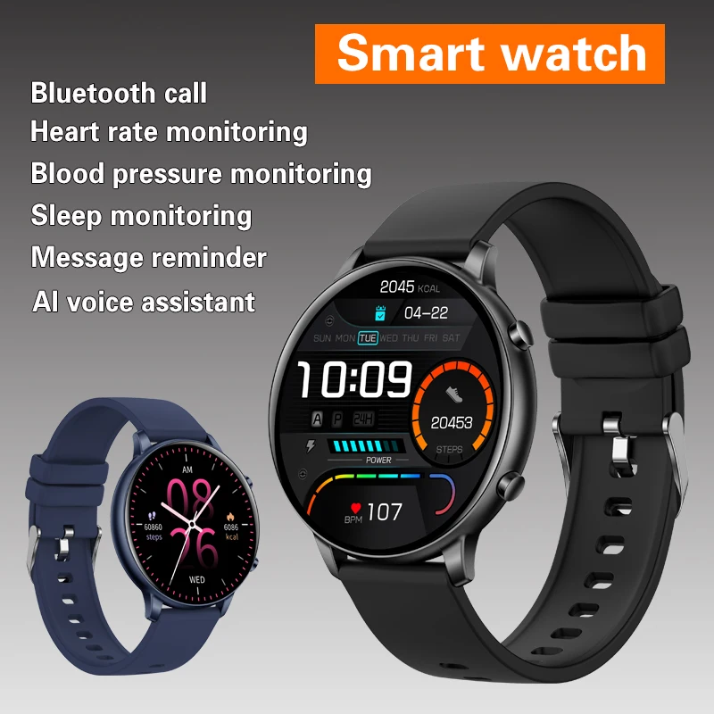 High Definition 1.38inch Screen Fashion Bluetooth Smart Watch Touch Screen Supports Android or Ios Heart Rate Measurement Sports Mode Multiple National Language
High Definition 1.38inch Screen Fashion Bluetooth Smart Watch Touch Screen Supports Android or Ios Heart Rate Measurement Sports Mode Multiple National Language