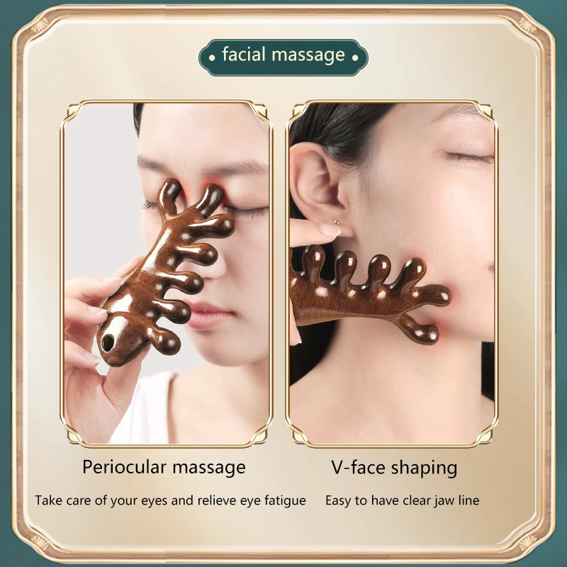 Goldfish Shape Sandalwood Massage Comb Head Face Nose Eye Shoulder Neck Scraping Comb Anti-static Thickened Wide Tooth Comb
Goldfish Shape Sandalwood Massage Comb Head Face Nose Eye Shoulder Neck Scraping Comb Anti-static Thickened Wide Tooth Comb