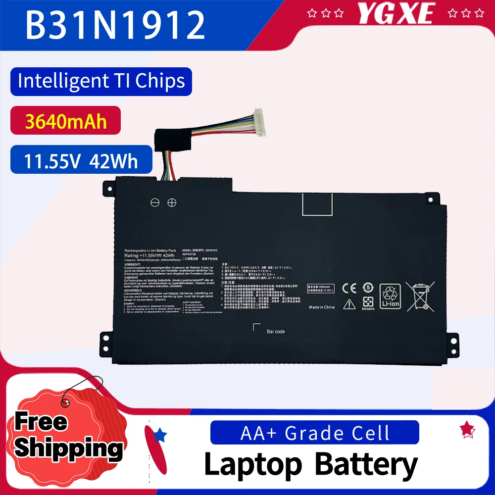 B31N1912 C31N1912 Laptop Battery for ASUS VivoBook 14-E410MA L410MA E410KA F414MA E510MA E510KA L510MA R522MA L410MA
B31N1912 C31N1912 Laptop Battery for ASUS VivoBook 14-E410MA L410MA E410KA F414MA E510MA E510KA L510MA R522MA L410MA