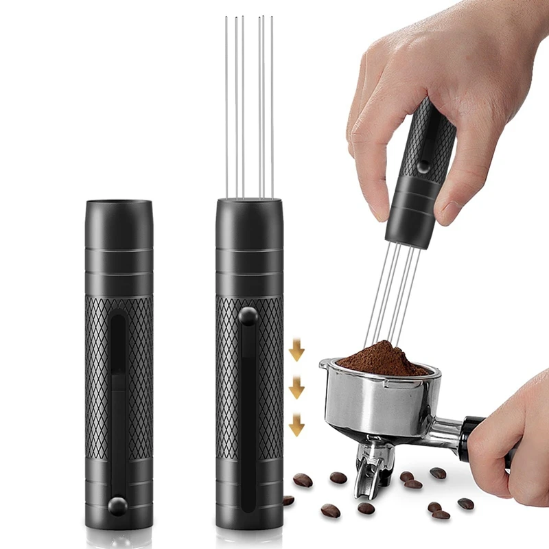 Stretchy Espresso Coffee Stirrer With Stainless Steel Needles 0.3 Mm, Wdt Tool Espresso Coffee Distributor
Stretchy Espresso Coffee Stirrer With Stainless Steel Needles 0.3 Mm, Wdt Tool Espresso Coffee Distributor