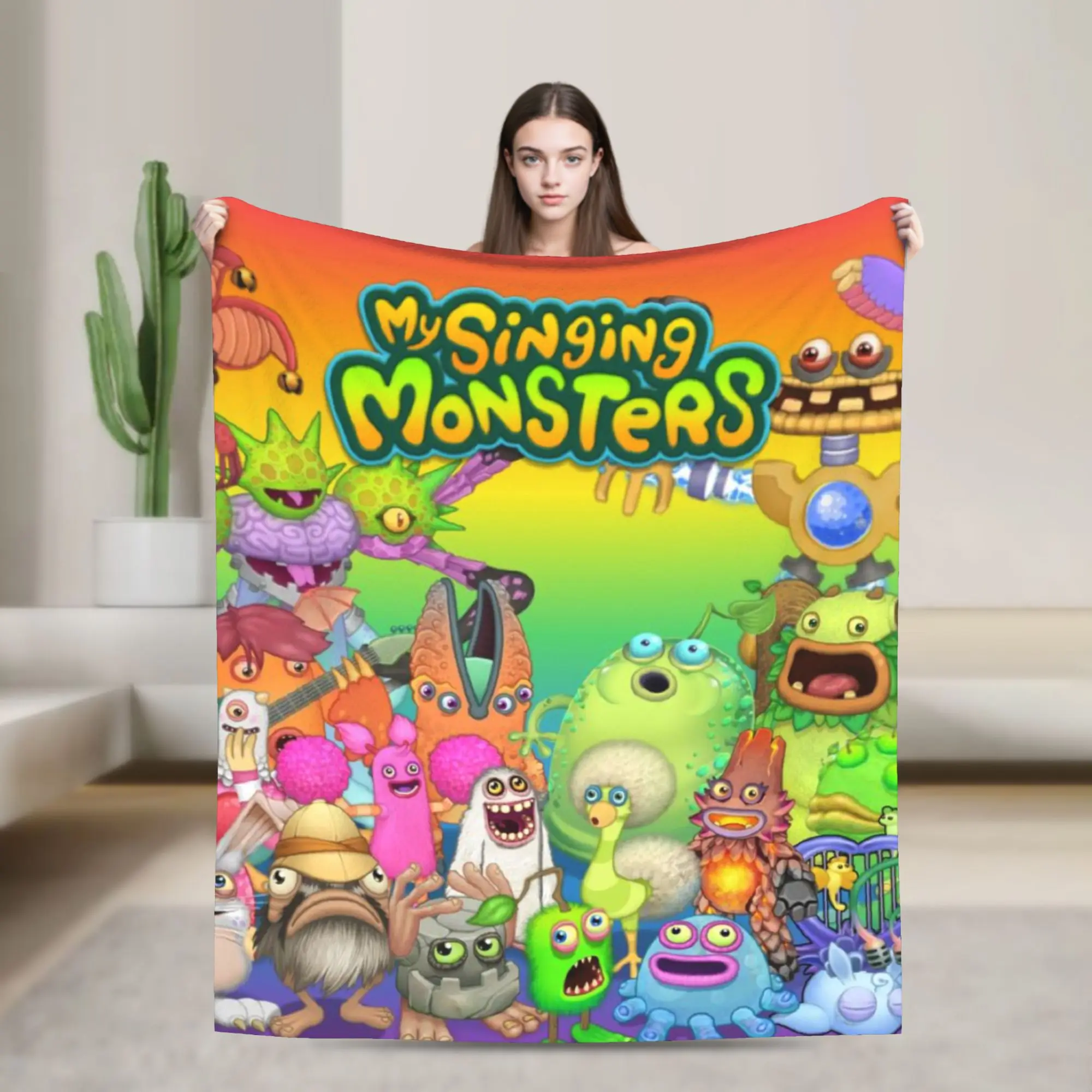 My Singing Monsters Blanket Picnic Flannel Throw Blanket For Couch Chair Sofa Bed Soft Warm Design Quality Bedspread Gift
My Singing Monsters Blanket Picnic Flannel Throw Blanket For Couch Chair Sofa Bed Soft Warm Design Quality Bedspread Gift