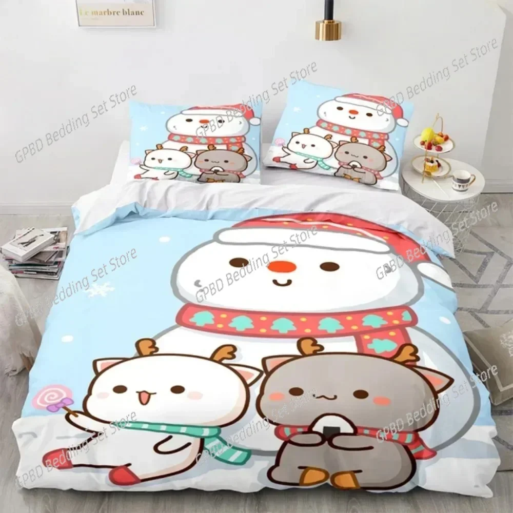 New Lovely Peach Cat Bedding Set Cartoon Comforter Sets Double Queen King Twin Full Size New Duvet Cover Set Luxury
New Lovely Peach Cat Bedding Set Cartoon Comforter Sets Double Queen King Twin Full Size New Duvet Cover Set Luxury