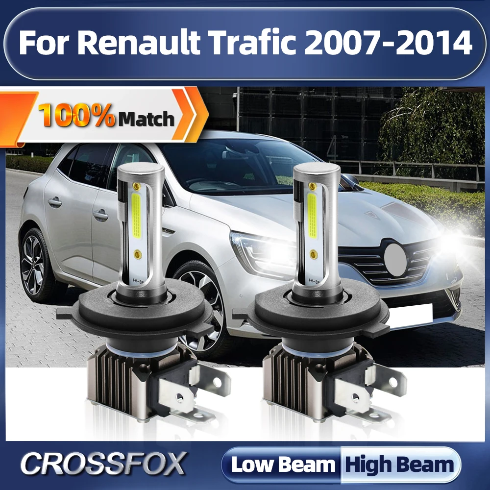 LED Headlight Bulbs 20000LM Super Bright Car Lights 12V 6000K Plug And Play For Renault Trafic 2007-2010 2011 2012 2013 2014
LED Headlight Bulbs 20000LM Super Bright Car Lights 12V 6000K Plug And Play For Renault Trafic 2007-2010 2011 2012 2013 2014