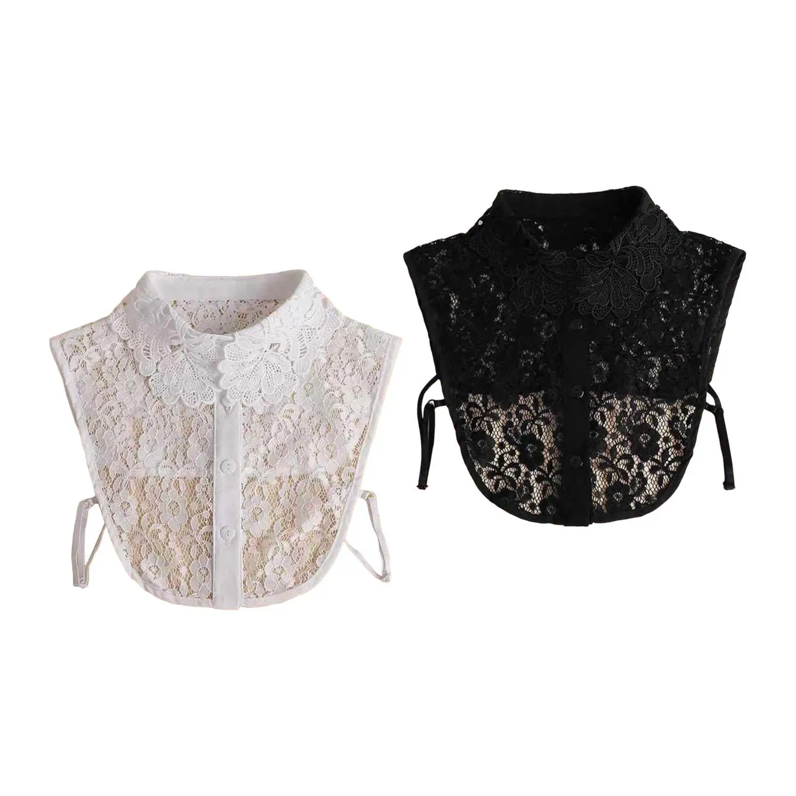 Кружевной декоративный воротник-стойка, практичный, элегантный, регулируемый, съемный аксессуар, искусственный воротник для одежды
Кружевной декоративный воротник-стойка, практичный, элегантный, регулируемый, съемный аксессуар, искусственный воротник для одежды