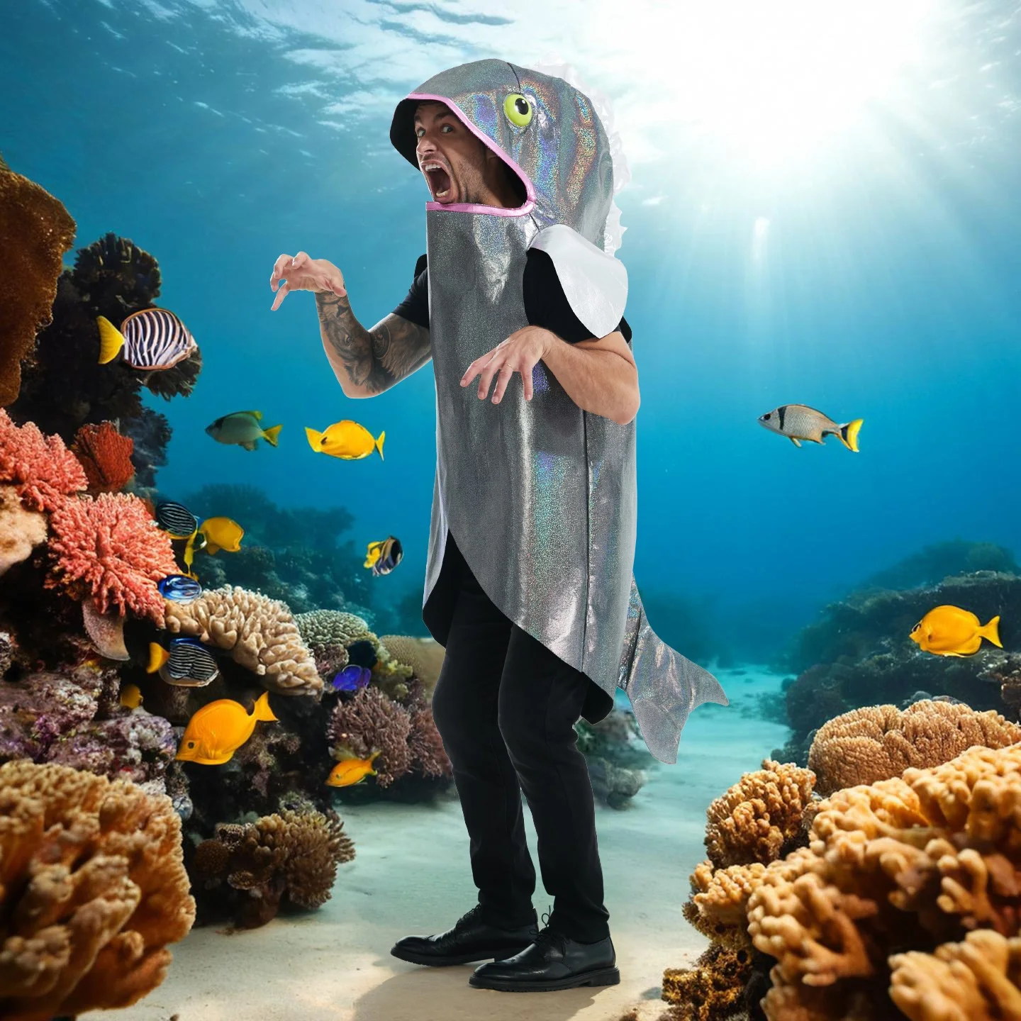 Забавный костюм животного, карнавальная вечеринка, 3D забавные костюмы, костюмы для косплея рыбы, нарядное платье на Хэллоуин, сценический наряд для взрослых и женщин, DN21260
Забавный костюм животного, карнавальная вечеринка, 3D забавные костюмы, костюмы для косплея рыбы, нарядное платье на Хэллоуин, сценический наряд для взрослых и женщин, DN21260