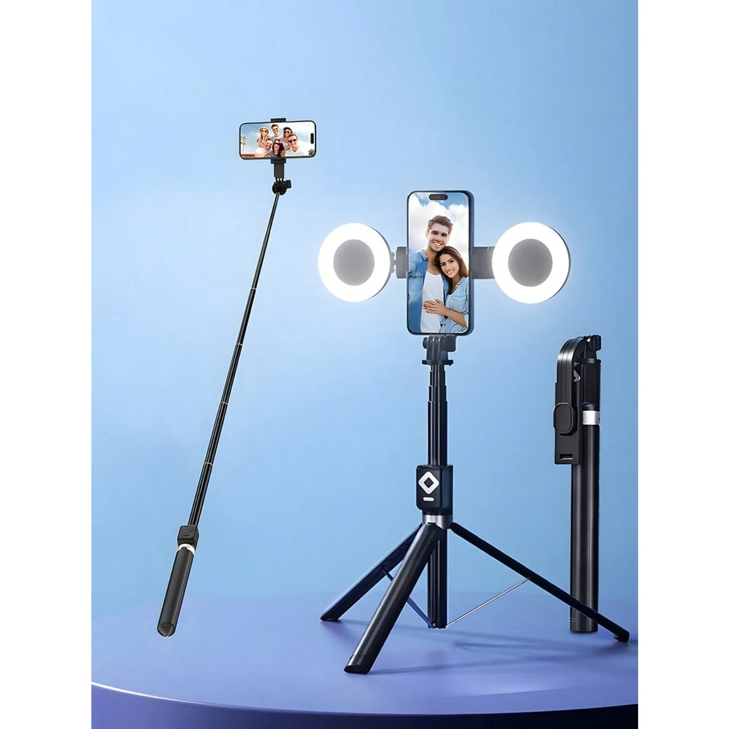 New 6 In 1 Selfie Stick With Fill Light, For TK YT 67" Phone Tripod & Wireless Remote Page Turner,Bluetooth Camera Video Recording Remote,Music Control, Compatible ,IOS,Android Compatible With Iphone Android Phone For Summer Vacation, Travel, Fill Light,
New 6 In 1 Selfie Stick With Fill Light, For TK YT 67" Phone Tripod & Wireless Remote Page Turner,Bluetooth Camera Video Recording Remote,Music Control, Compatible ,IOS,Android Compatible With Iphone Android Phone For Summer Vacation, Travel, Fill Light,