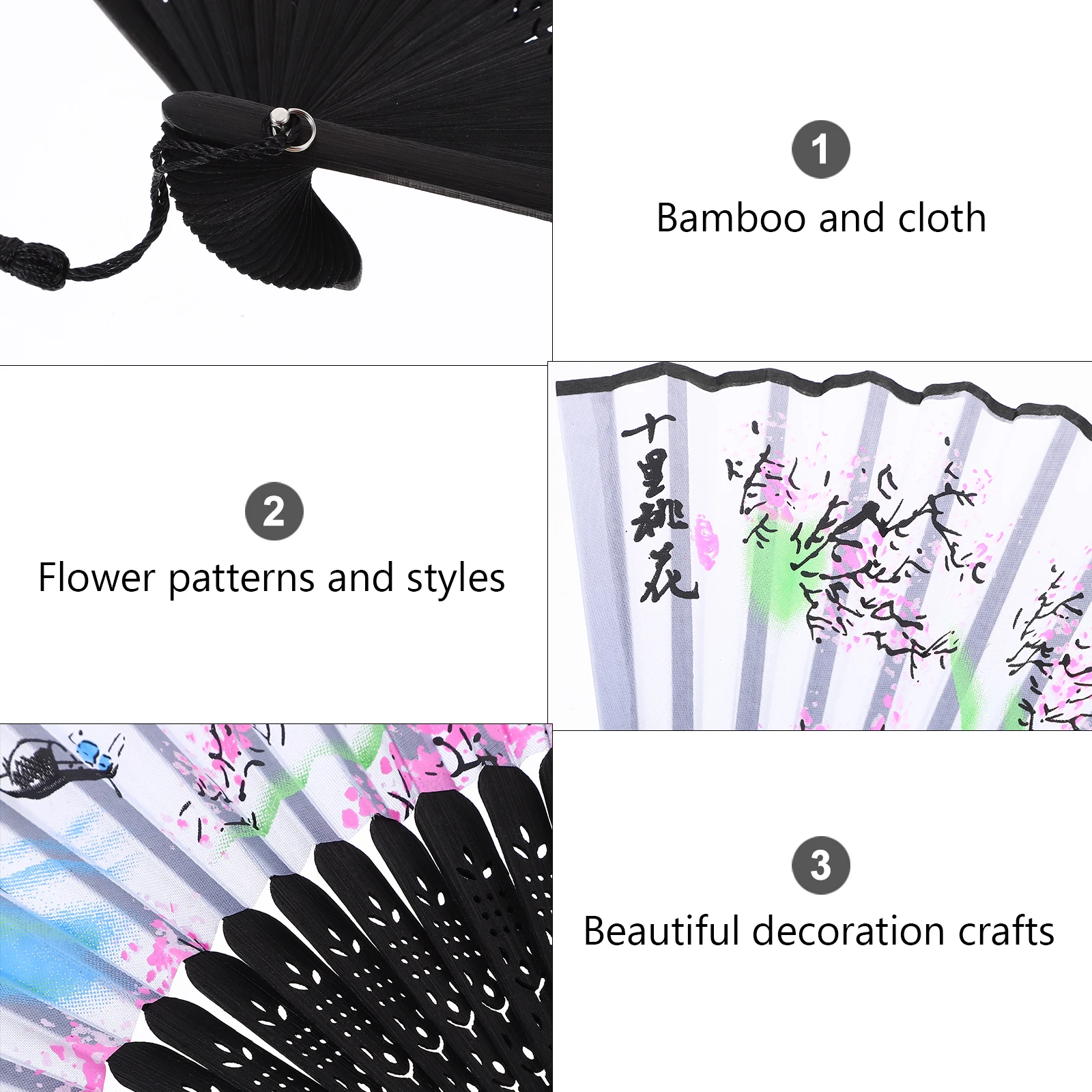 Women's Bamboo Folding Floral Retro Handmade Cloth Fans Lightweight Sturdy Summer Outdoor Wedding Dance Decor Hand Fan
Women's Bamboo Folding Floral Retro Handmade Cloth Fans Lightweight Sturdy Summer Outdoor Wedding Dance Decor Hand Fan